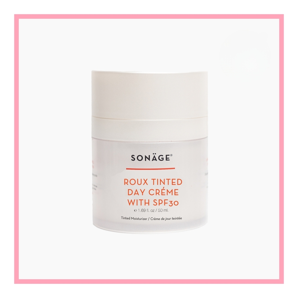 Sonäge Roux Tinted Day Creme with SPF 30 Tinted Moisturizer.